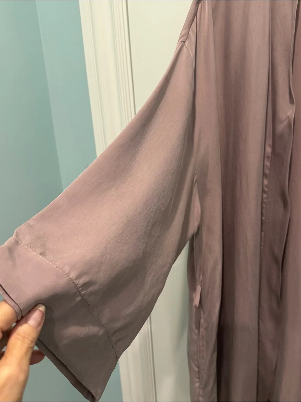Haven Well Within Women's Washable Rayon Robe Mauve Color Size XL